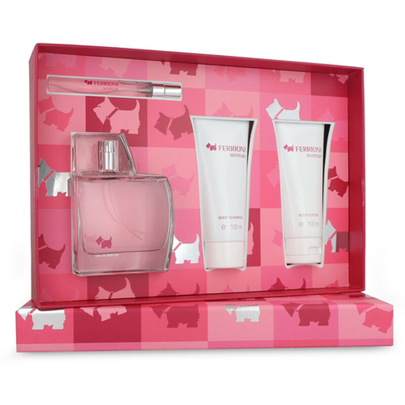 Set Ferrioni Perfume Woman 100ml + Body Lotionl... image number null