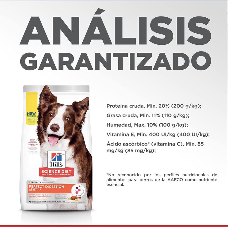 Hill's Canino Perfect Digestion 1.6 Kg Original... image number null