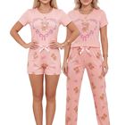 Pijama De 3 Piezas Malabis Pij-077-3 Dise&ntilde;o Unico Pantalon Short Y Playera