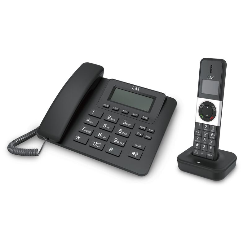 Set de teléfonos inalámbrico y alámbrico LM-750... image number null