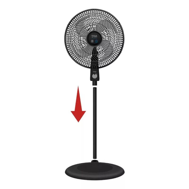 Ventilador de Pedestal T-fal 16 Pulgadas Negro ... image number null