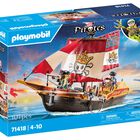 Barco Pirata Playmobil 71418 Con 2 Figuras Y 98 Accesorios