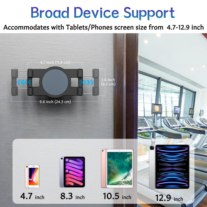 Soporte De Pared Keuvirya Para Ipad Con Rotaci&oacute;... image number null