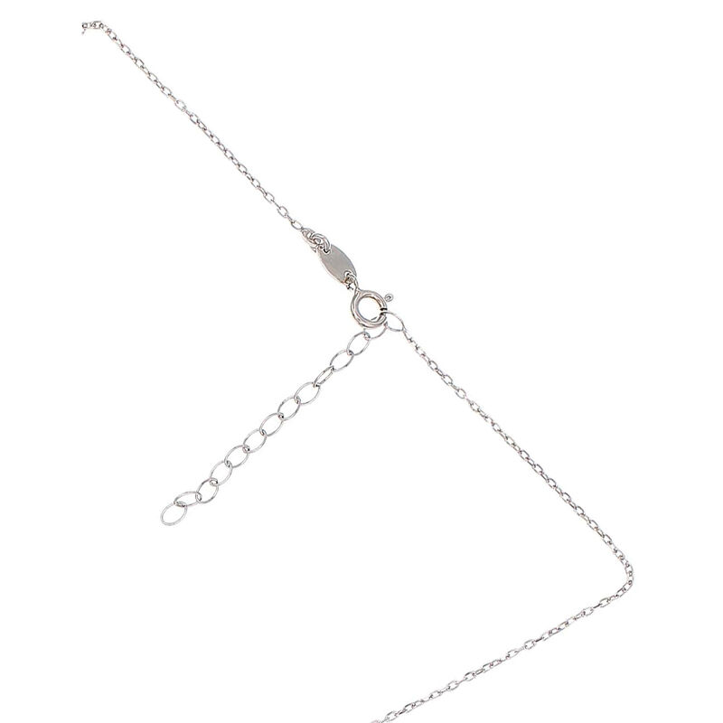 Gargantilla Con Cadena De Plata 925 Con Zirconi... image number null