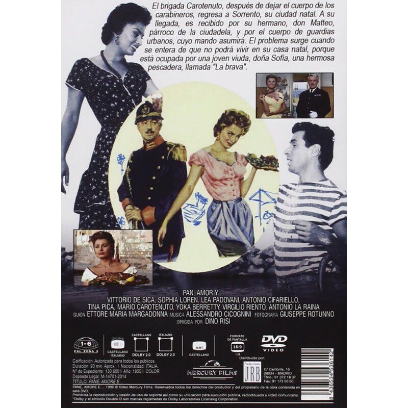 Pan, Amor, Y... Dvd image number null