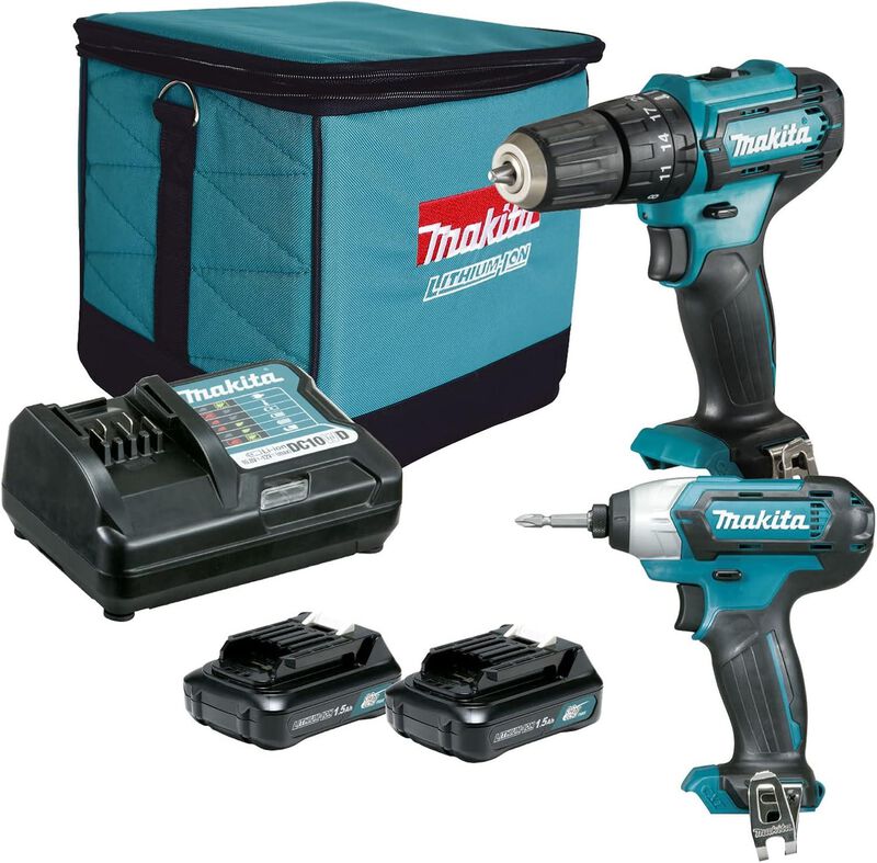 Combo Makita Clx228 Rotomartillo + Impacto 12v ... image number null
