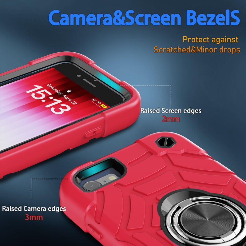Funda KCJ para iPhone 4.7" con Soporte Giratori... image number null