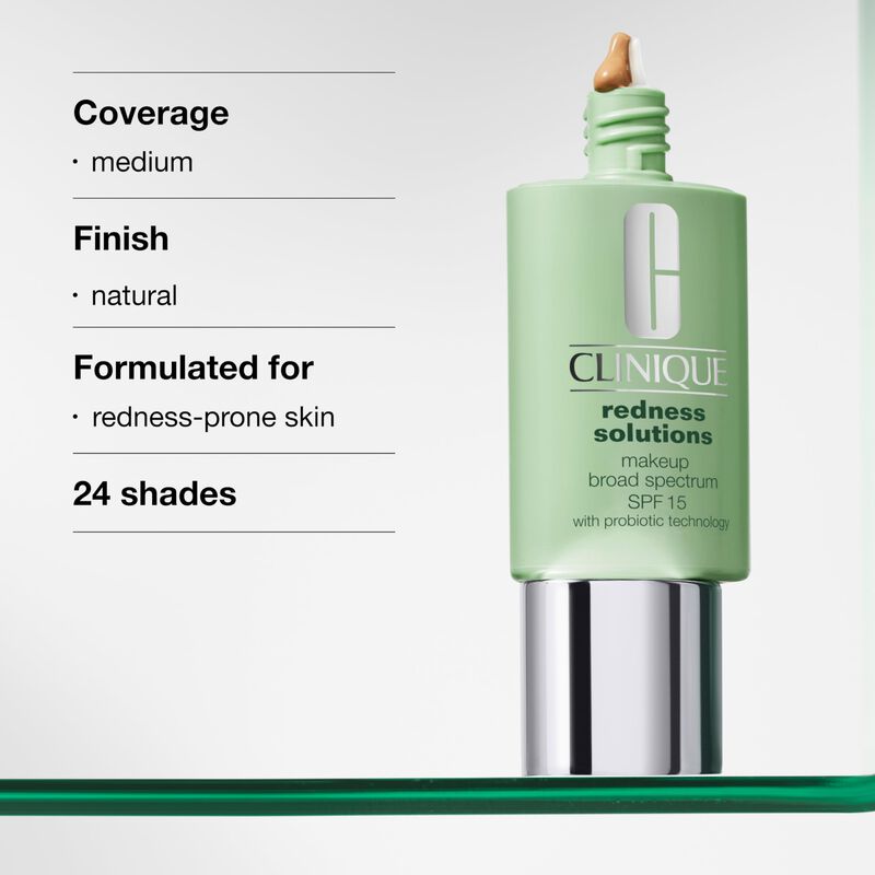 Base De Maquillaje L&iacute;quida Clinique Redness Sol... image number null