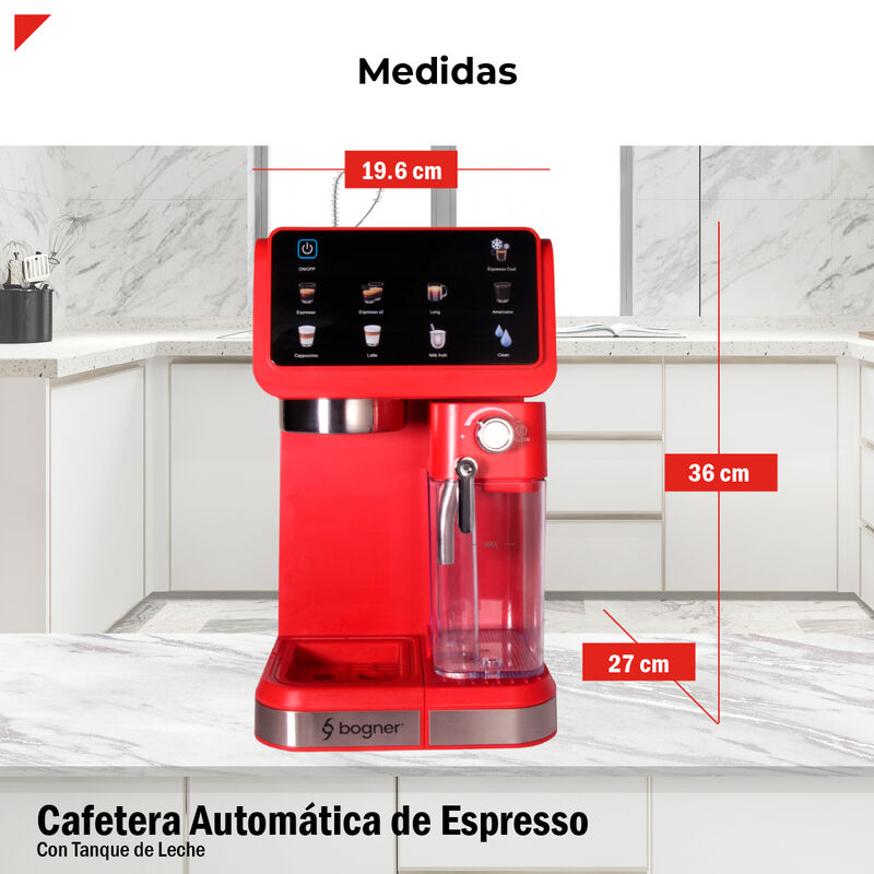 Bogner Cafetera Espresso Automática 20B BDECM03 image number null