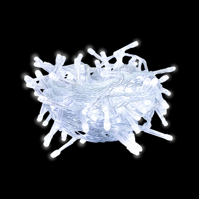 Luces LED Blanca 1200 Led, Cable Transparente 8... image number null
