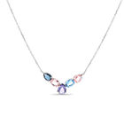 Gargantilla Plata Blanca 925 Color 42+3cm | Bizzarro