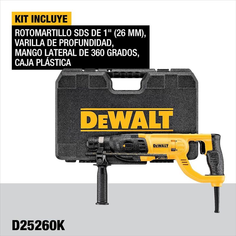 Rotomartillo Dewalt Sds-plus 800w 3 Modos Profe... image number null