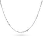 Cadena Plata Blanca 925 Redonda 50cm