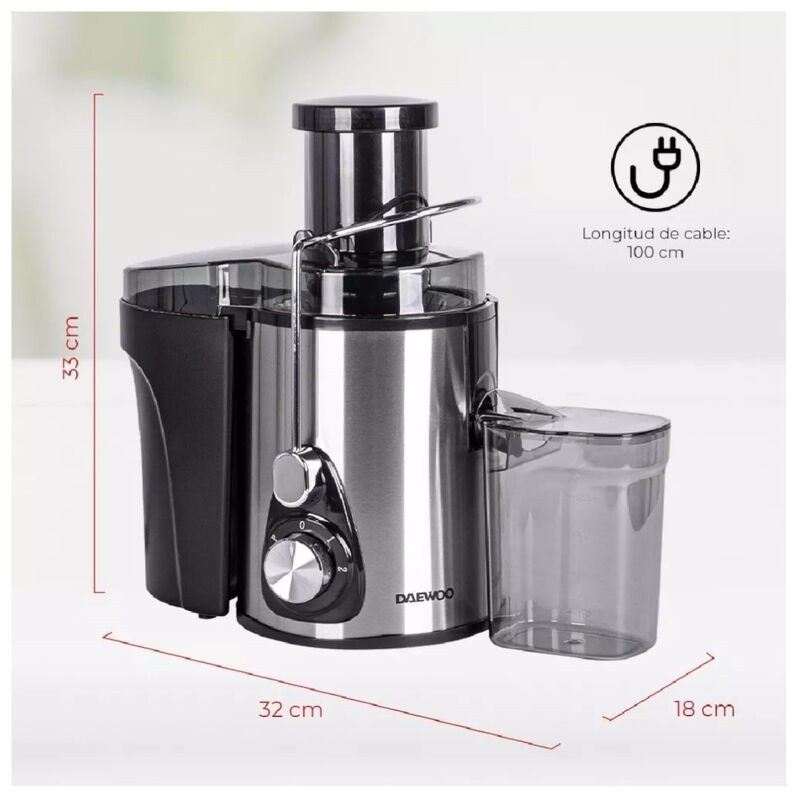 Extractor De Jugo Daewoo Acero Inoxidable 2 Vel... image number null