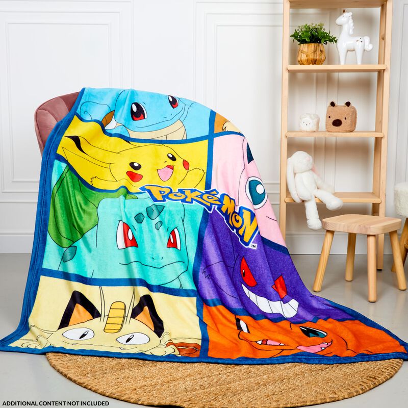 Cama De Forro Polar Suave Con Dise&ntilde;o De Pok&eacute;mon... image number null