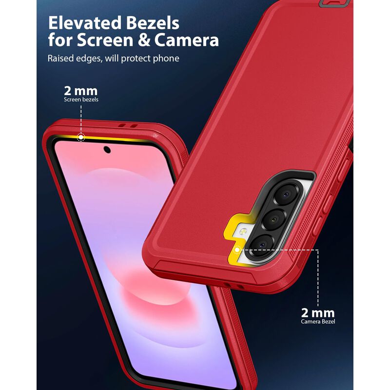 Funda Jelanry Galaxy A37 5G Resistente Rojo Neg... image number null