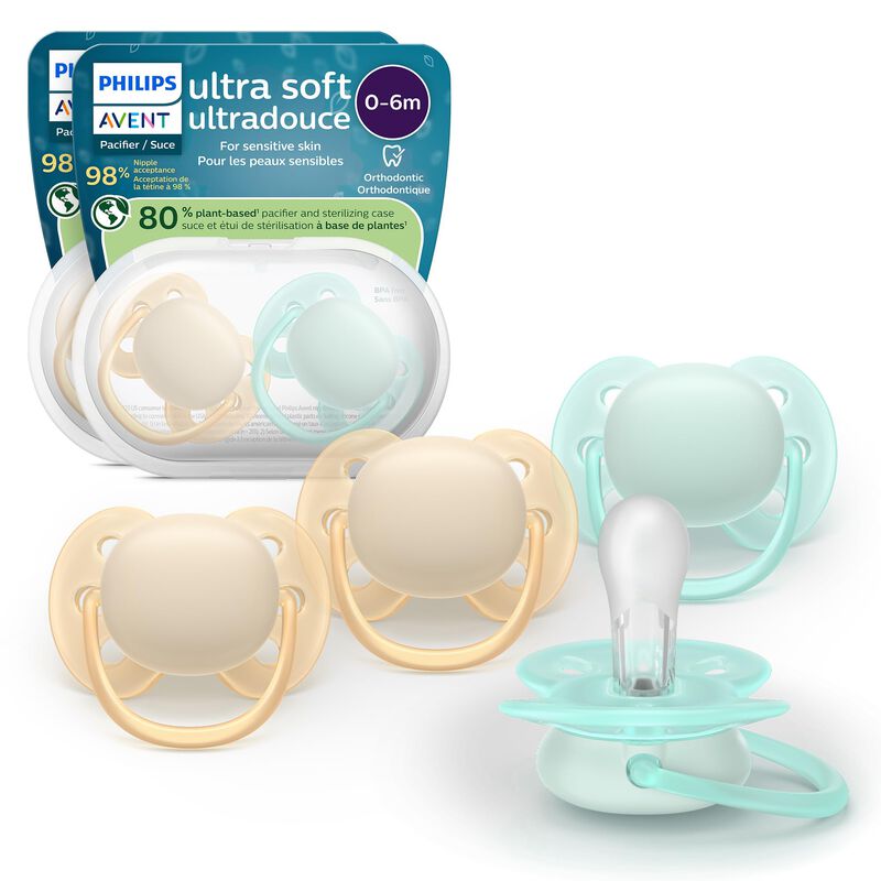 Chupetes Philips Avent Ultra Suaves Ortod&oacute;ntico... image number null