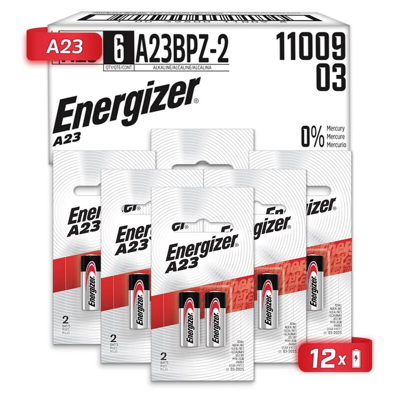Pila Energizer A23 Alcalina Blister 12 Unidades image number null