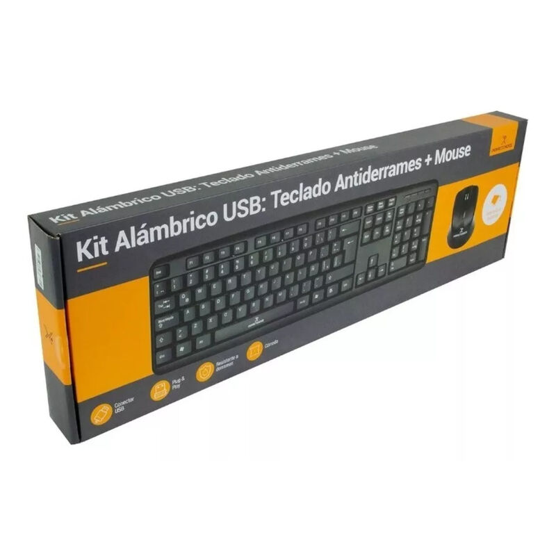 Teclado+mouse alambrico Perfect Choice PC-20107... image number null