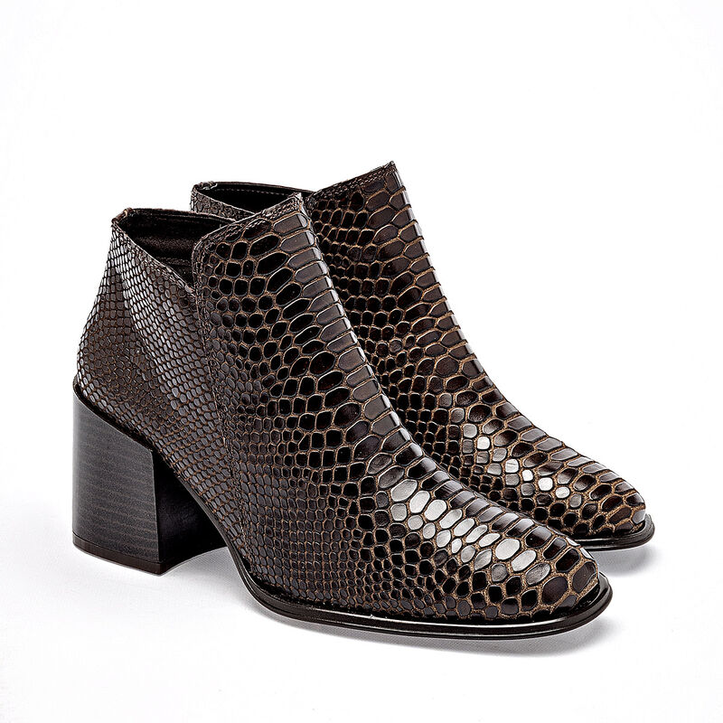 Gino Cherruti bot&iacute;n tac&oacute;n para mujer  caf&eacute; cod ... image number null