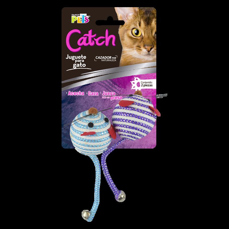 Fancy Pets Juguete Catch Con Forma De Ratón Par... image number null