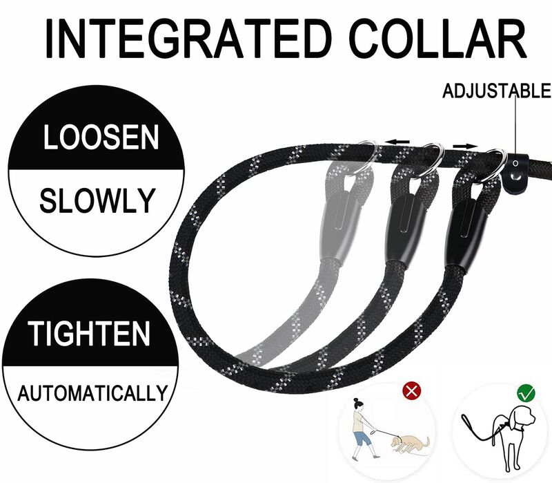 Correa Para Perro Booeudi 1,5 m De Nailon Refle... image number null