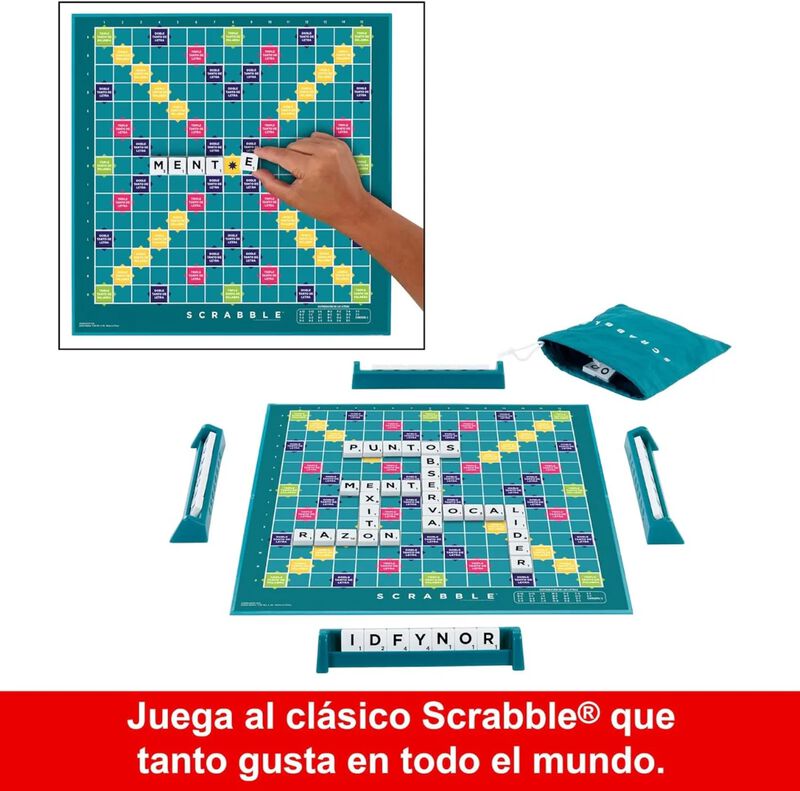 SCRABBLE 2 EN 1 HXM54 image number null