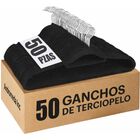 Ganchos 50 Ganchos Para Ropa De Terciopelo Antideslizantes De Metal Premium