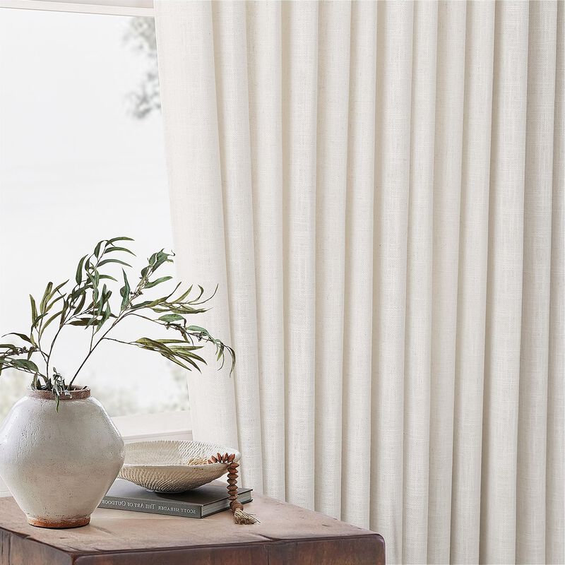 Cortinas Twodrapes De Lino Con Pliegues En Pinz... image number null