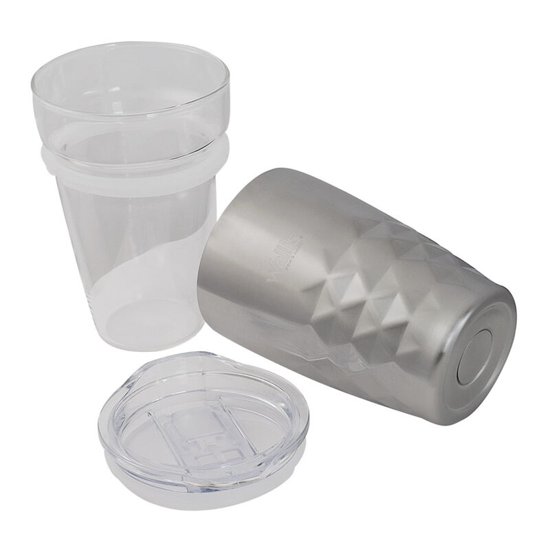 Termo 350 Ml Acero Protector Deslizante Platead... image number null
