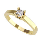 Anillo de Compromiso en Oro Amarillo 14K con Circonia -  Talla:8/ FJ850-14Y-CZ-8