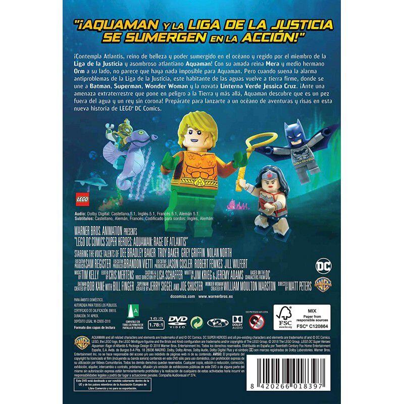 Lego Dc Superh&eacute;roes: Aquaman: La Ira De La Atl&aacute;... image number null