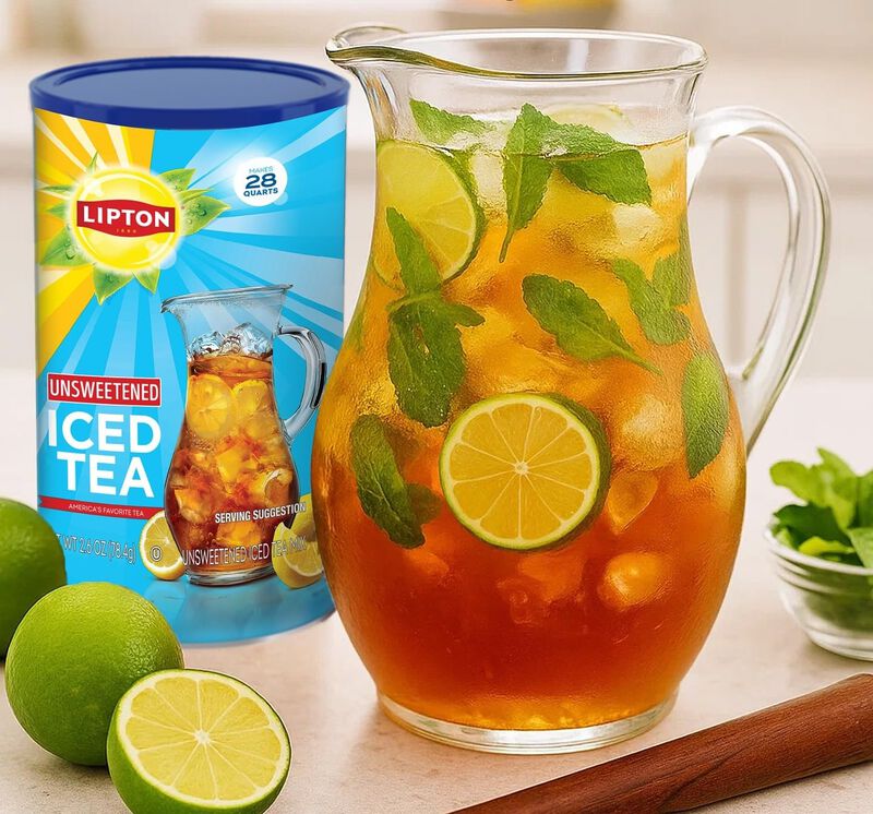 Lipton T&eacute; Negro Sin Az&uacute;car 112 l &ndash; Paquete De 4 image number null
