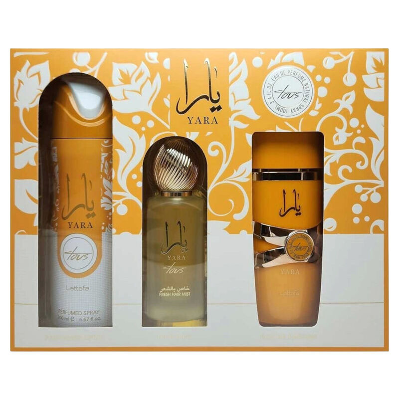 Set Lattafa Yara Tous 3pzs Edp100ml/dep 200ml/h... image number null