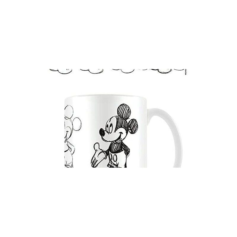 Taza Boceto Mickey Mouse Disney Cer&aacute;mica 320 ml... image number null