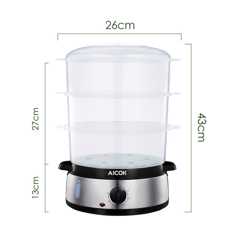 Vaporera El&eacute;ctrica Aicok 3 Niveles image number null