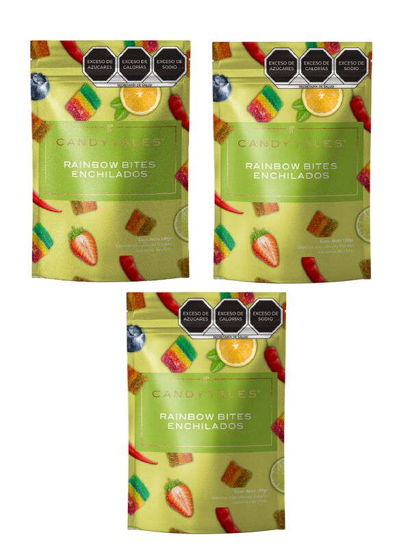 Rainbow Bites Enchilados 100 gr  - 3 piezas de ... image number null