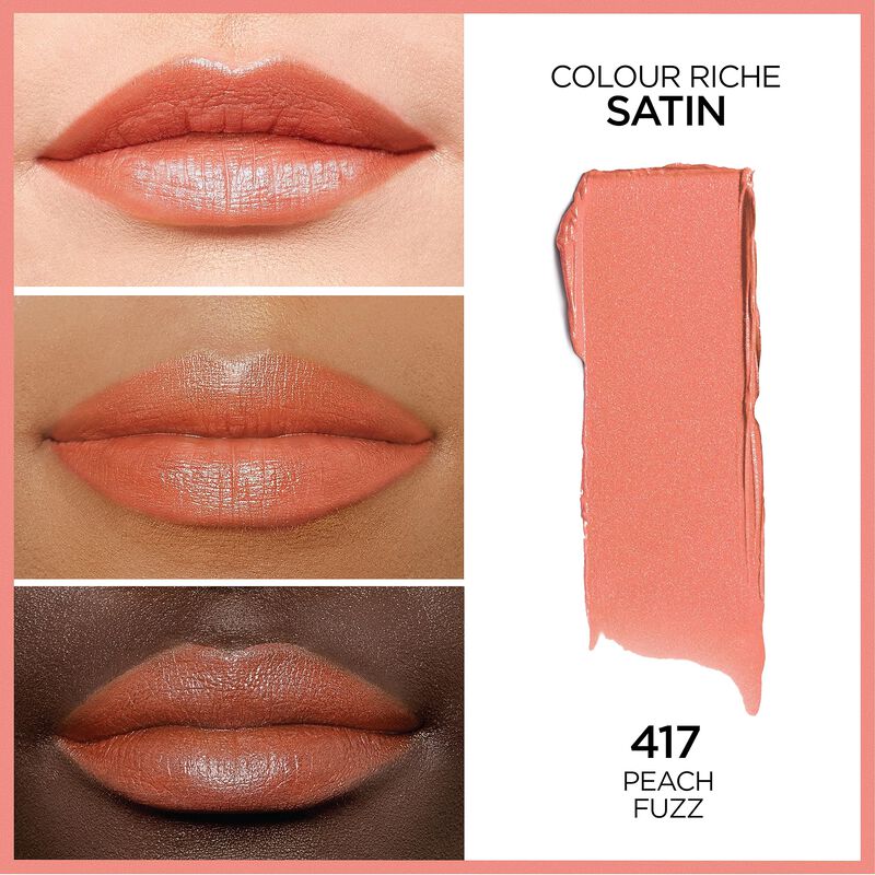 L&aacute;piz Labial L'or&eacute;al Paris Colour Riche Peach F... image number null
