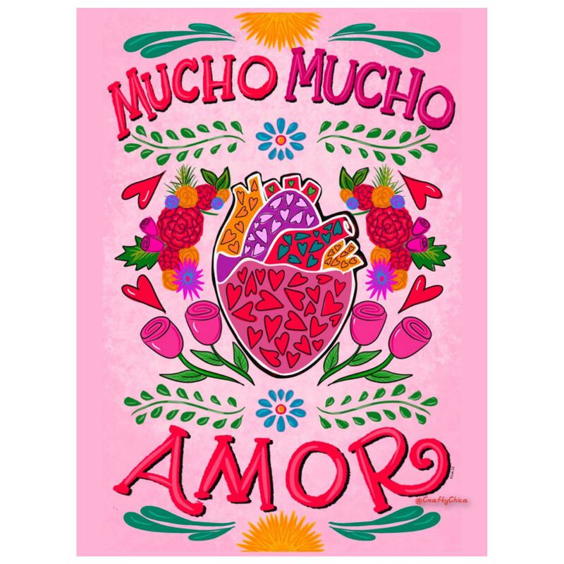 Cuadro Decorativo Impreso 40x60cm Mucho Mucho A... image number null
