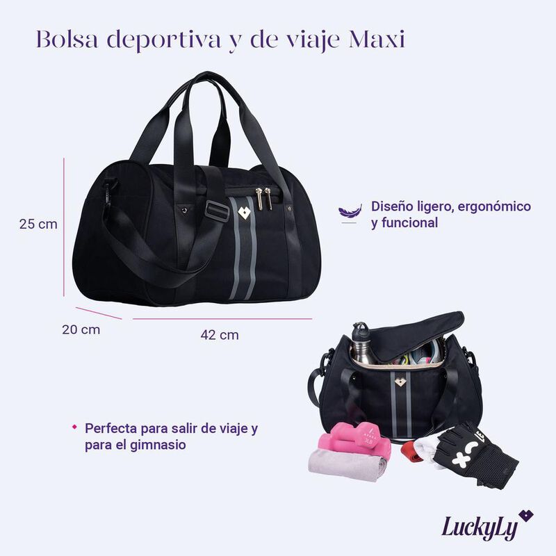 Maleta Deportiva Gym, Bolsa Viaje De Mano Carry... image number null