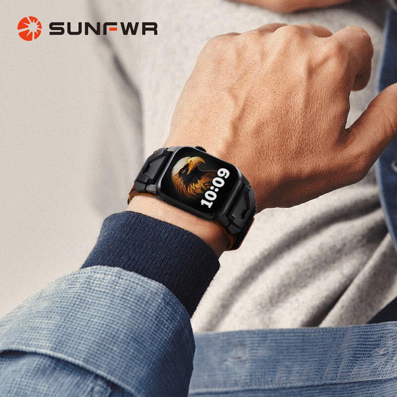 Correa De Cuero SUNFWR para Apple Watch 42/44/4... image number null