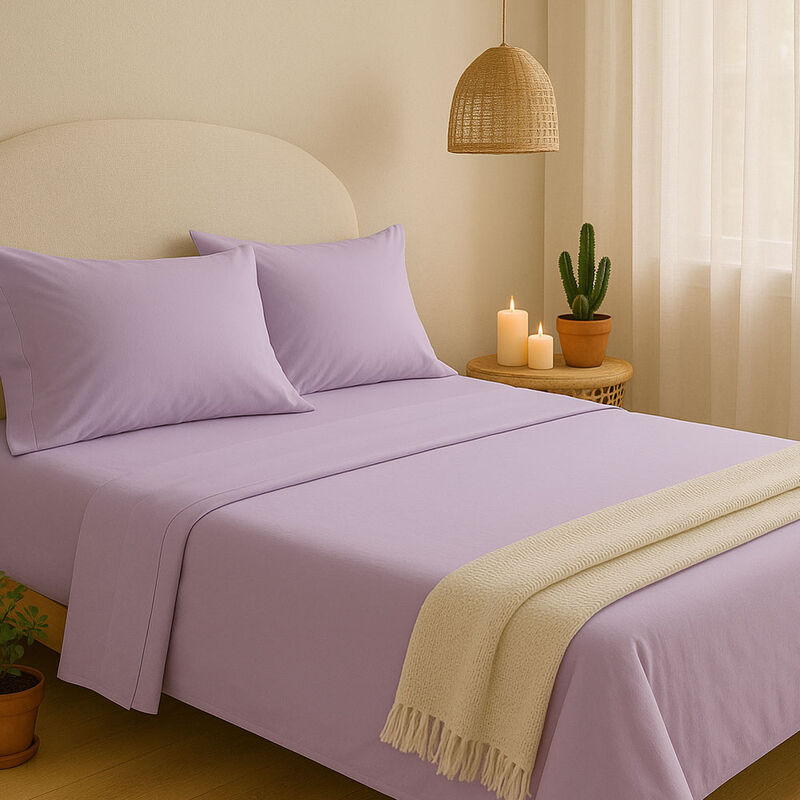 Juego de S&aacute;banas King Size 100% Algod&oacute;n Premium... image number null