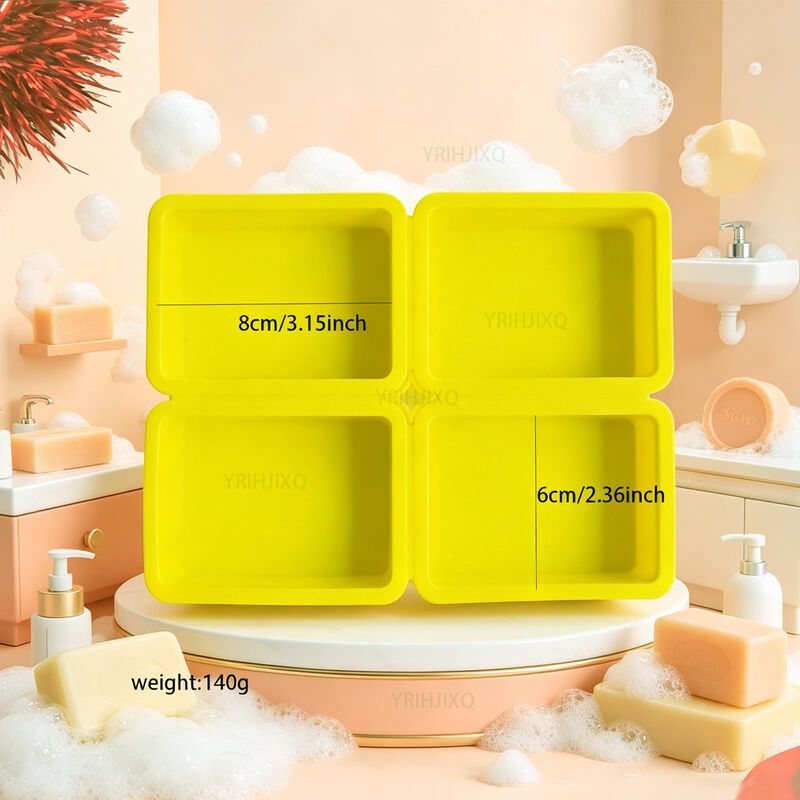 Moldes Para Jab&oacute;n Yrihjixq 2 Pzas 8 &times; 6 &times; 4 cm ... image number null