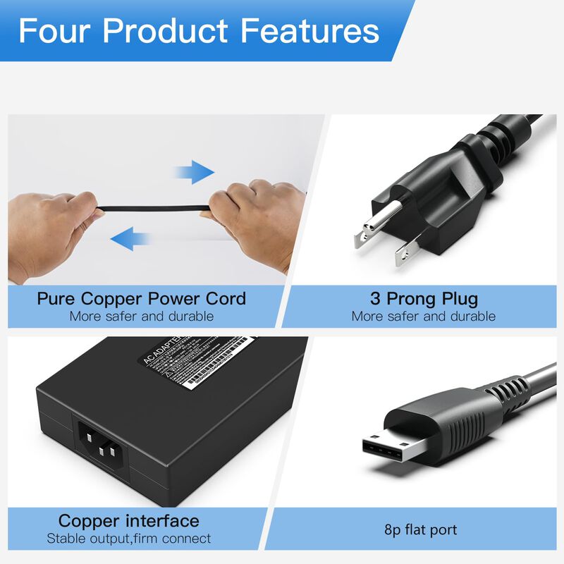 Cargador Lkxbbo 240w 20v Para Port&aacute;tiles Msi 11... image number null