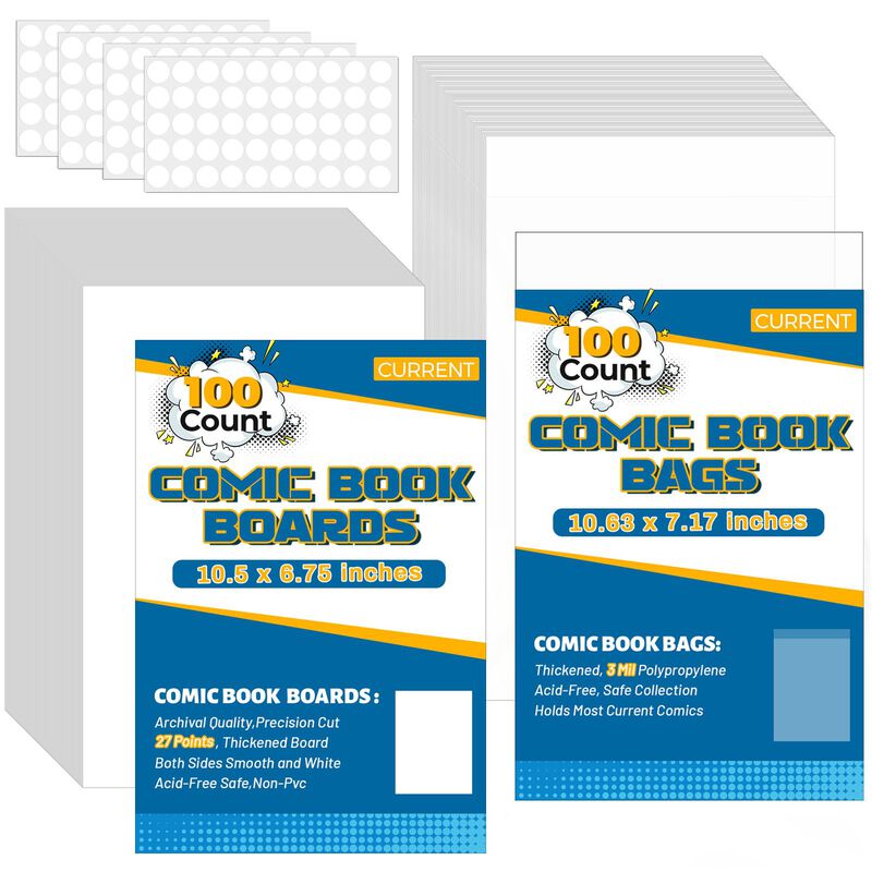 Bolsas Y Forros Para C&oacute;mics Lotmer &ndash; 100 Unidad... image number null
