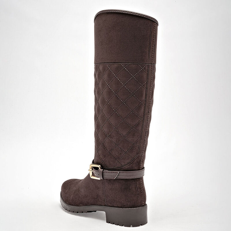 Top Moda Botas de lluvia para mujer. Caf&eacute;, impe... image number null