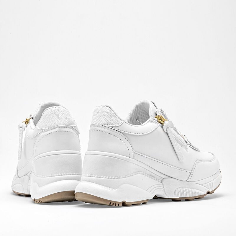 Moramora Tenis Chunky Para Mujer Blanco Cod 129... image number null