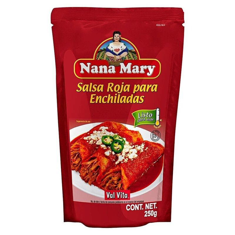 Salsa Roja Enchiladas Nana Mary 250g image number null