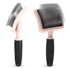 Cepillo Para Perros Kenchii De Pinzas Largas Tipo Slicker Color Rosa
