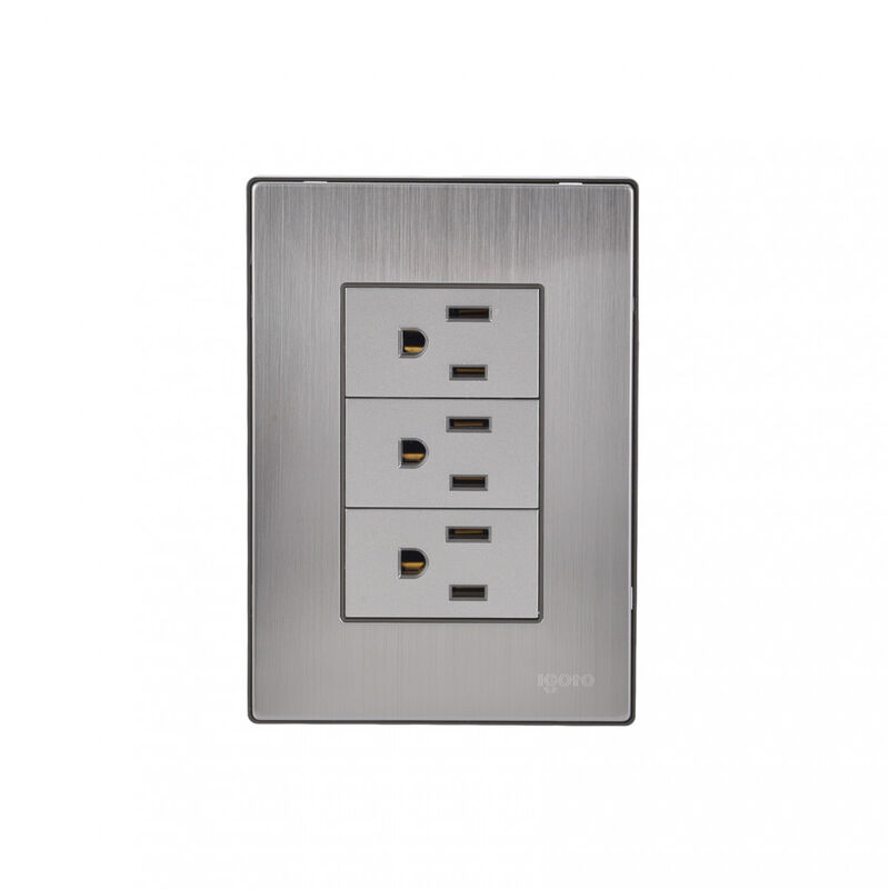 Paquete 5 piezas Placa Armada Con 3 Contactos S... image number null